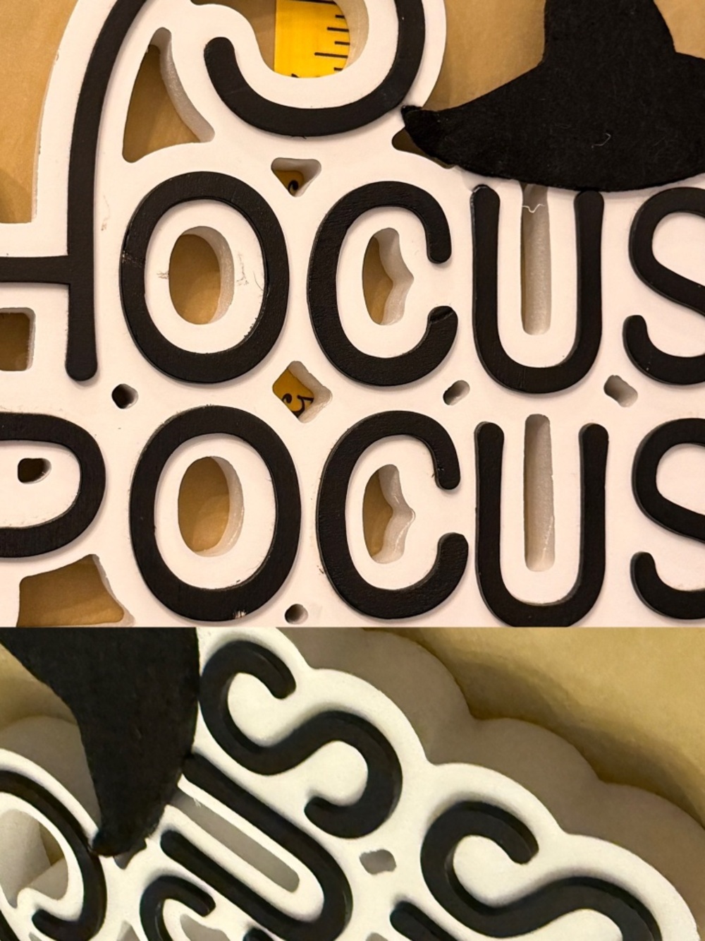 Hocus Pocus Halloween Wooden Sign - LIKE NEW!